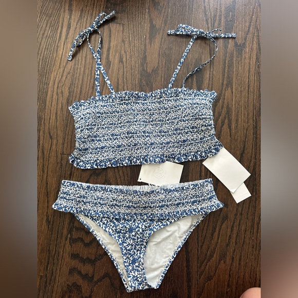 NEW WITH TAGS. TORY BURCH BIKINI. SMALL BOTTOM MEDIUM TOP - Picture 5 of 13